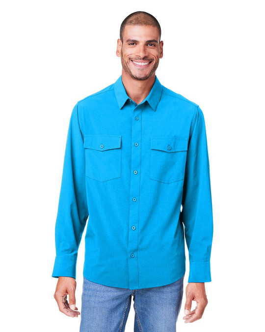 CORE365 CE510L - Chemise Marina à manches longues Ultra UVP® pour hommes