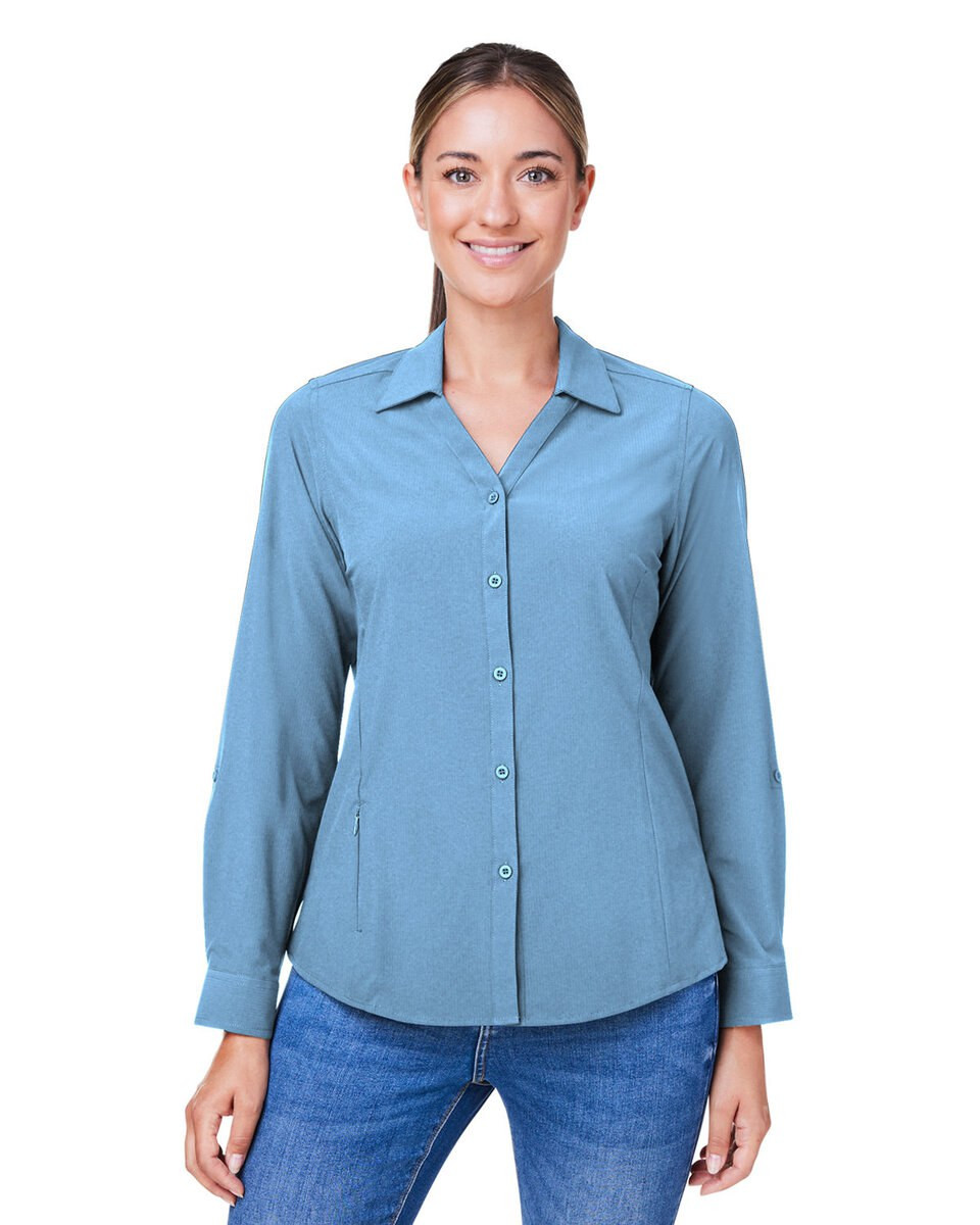 CORE365 CE510LW - Chemise Marina à manches longues Ultra UVP® pour dames