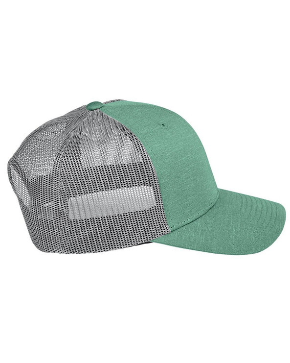 Team 365 TT802 - par Yupoong® Casquette Trucker Sonic Heather Zone pour Adultes