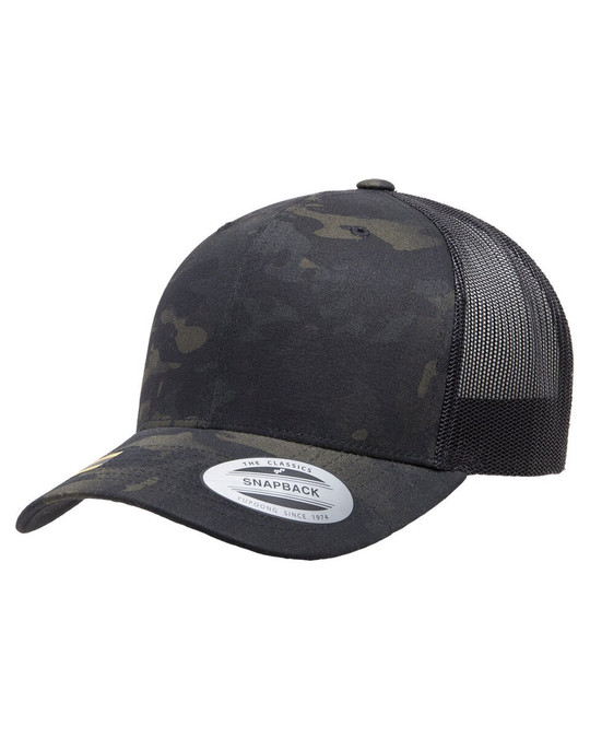 YP Classics 6606MC - Casquette Retro Trucker Multicam® Snapback
