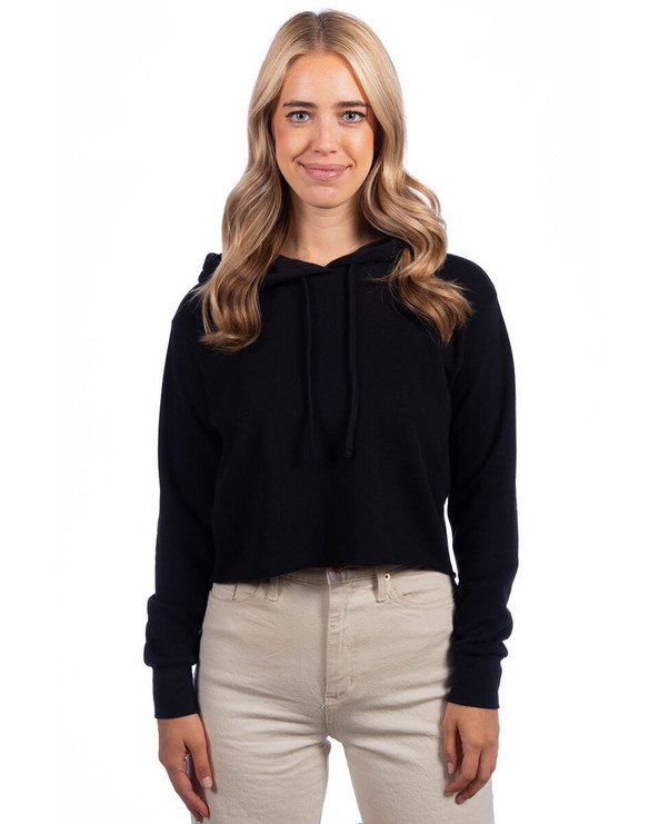 Next Level 9384 - Ladies Laguna Cropped Pullover Hooded Sweatshirt