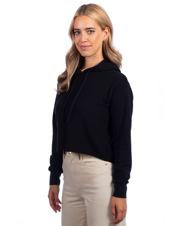 Next Level 9384 - Ladies Laguna Cropped Pullover Hooded Sweatshirt