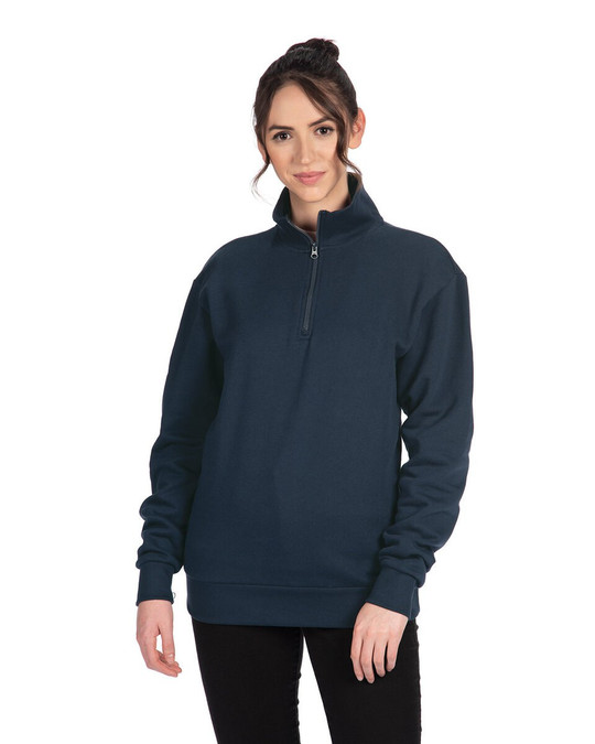 Next Level 9643 - Quarter-Zip polaire unisexe