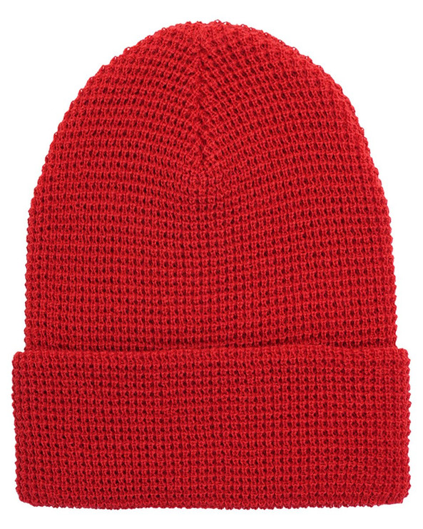 YP Classics 2501KC - Waffle Cuffed Knit Beanie