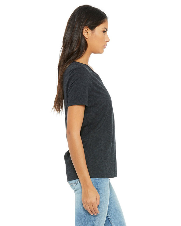 Bella+Canvas 6415 - Ladies Relaxed Triblend V-Neck T-Shirt