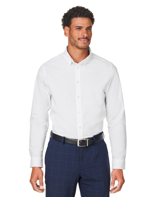 Devon & Jones DG505 - CrownLux Performance® Chemise en popeline Spencer pour hommes