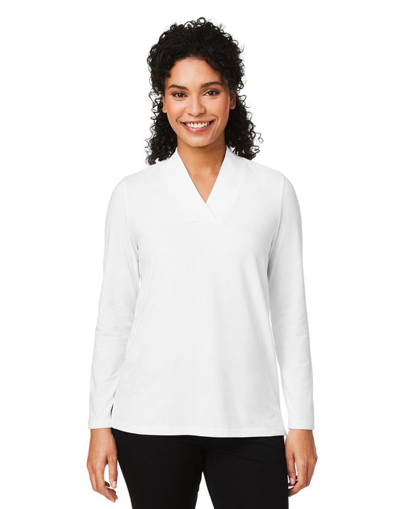 Devon & Jones DP121W - Ladies Raleigh Shawl Collar Knit Top