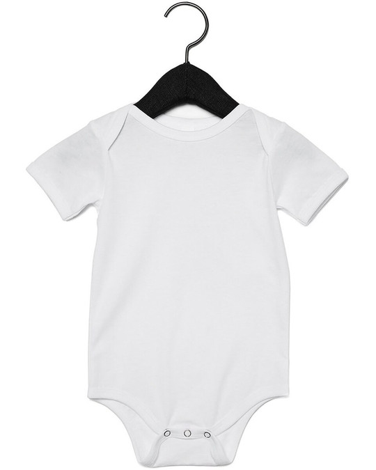 Bella+Canvas 100B - Combinaison à manches courtes en jersey pour bébé