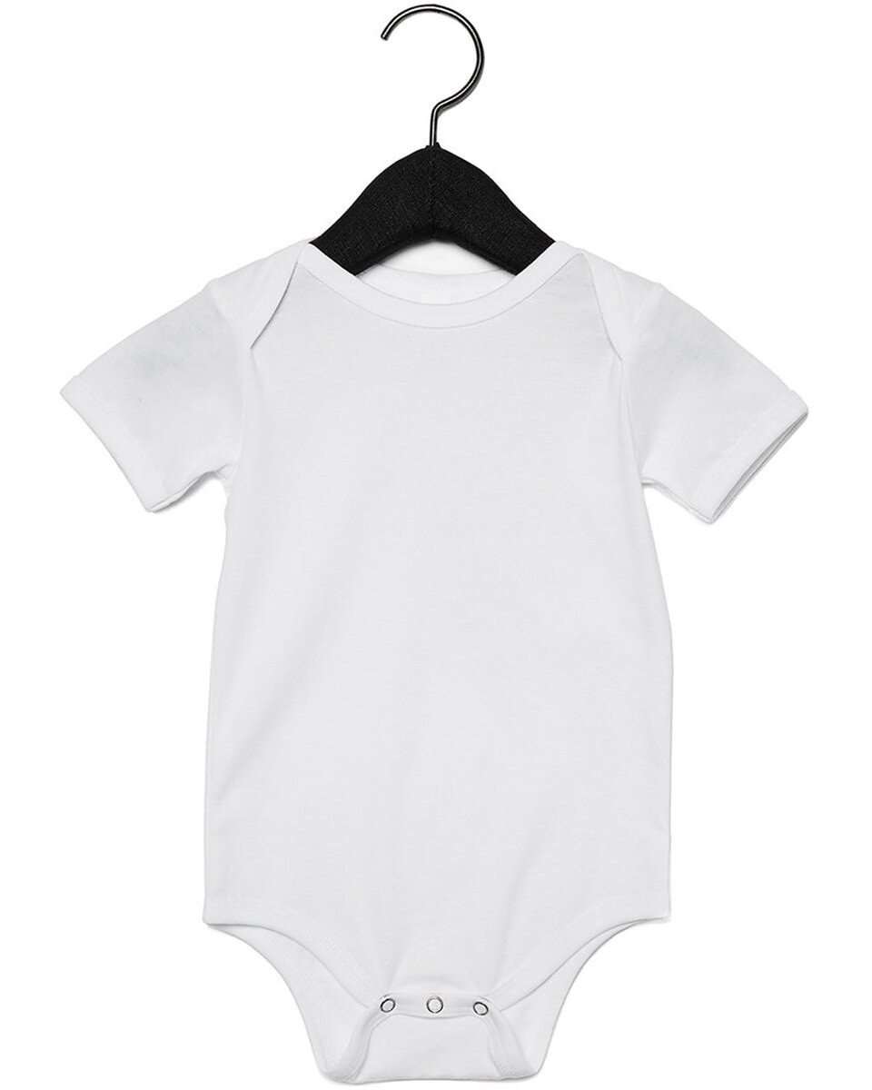 Bella+Canvas 100B - Combinaison à manches courtes en jersey pour bébé