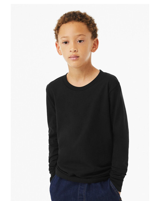 Bella+Canvas 3501YCV - T-shirt à manches longues CVC - Youth Heather