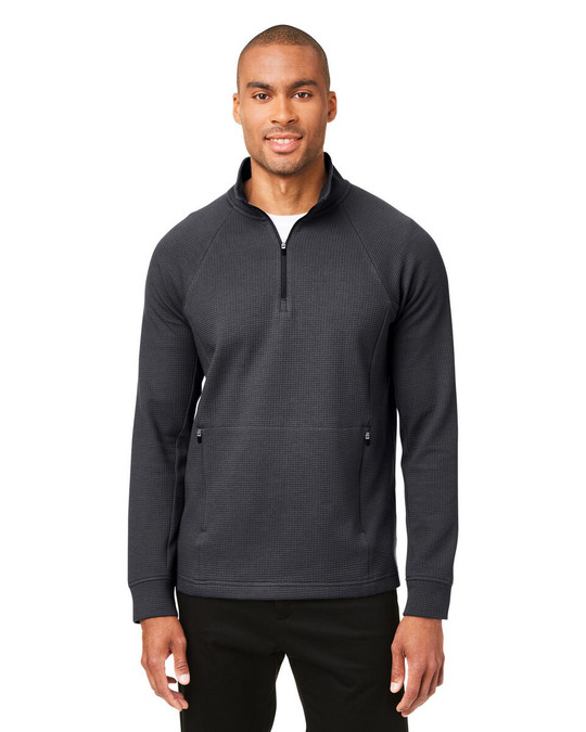 North End NE200 - Pullover gaufré Rhythm pour hommes
