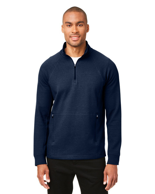 North End NE200 - Pullover gaufré Rhythm pour hommes