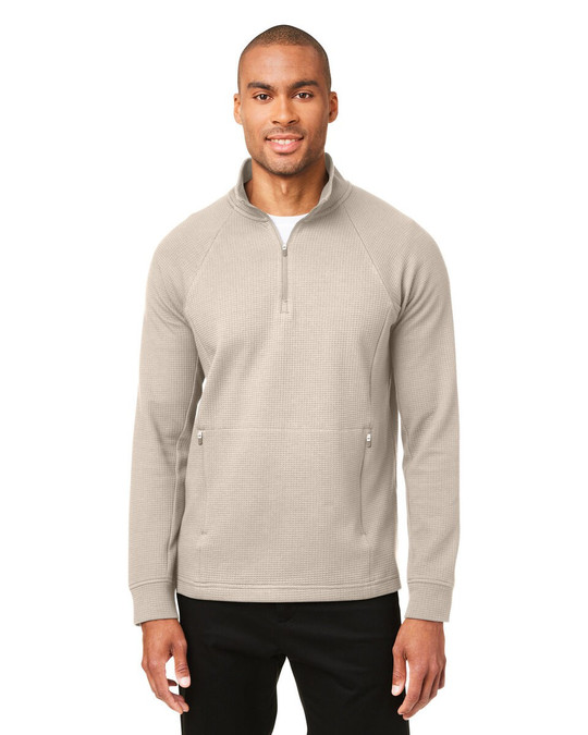North End NE200 - Pullover gaufré Rhythm pour hommes