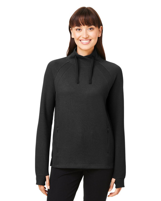 North End NE200W - Ladies Rhythm Waffle Pullover