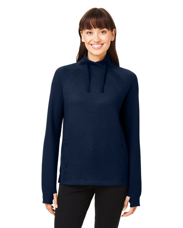 North End NE200W - Ladies Rhythm Waffle Pullover