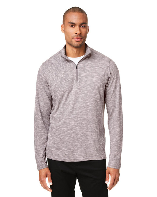 North End NE415 - Hommes Eclipse Jacquard Quarter-Zip