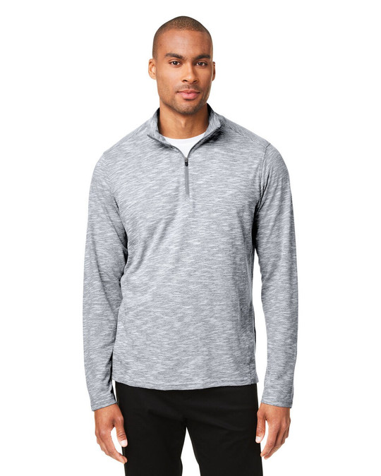 North End NE415 - Hommes Eclipse Jacquard Quarter-Zip