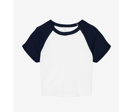 Bella+Canvas BE1201 - WOMEN'S MICRO RIB RAGLAN BABY TEE