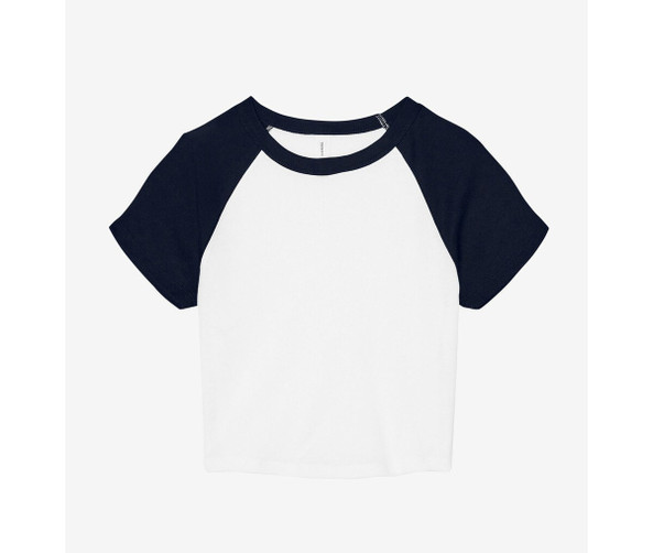 Bella+Canvas BE1201 - WOMEN'S MICRO RIB RAGLAN BABY TEE