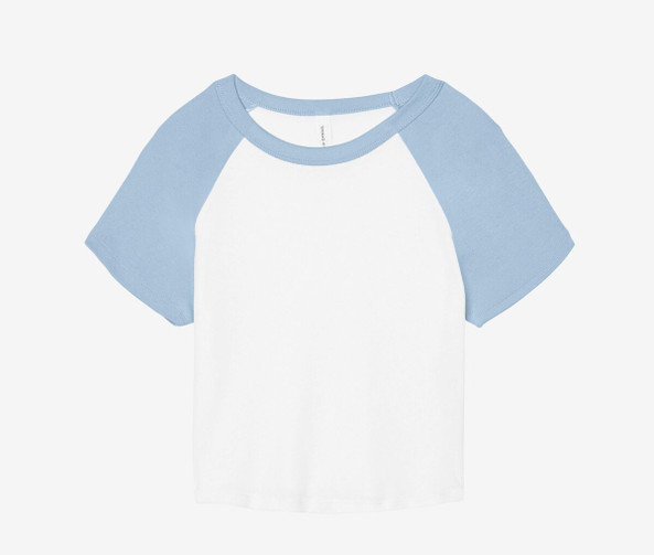 Bella+Canvas BE1201 - WOMEN'S MICRO RIB RAGLAN BABY TEE