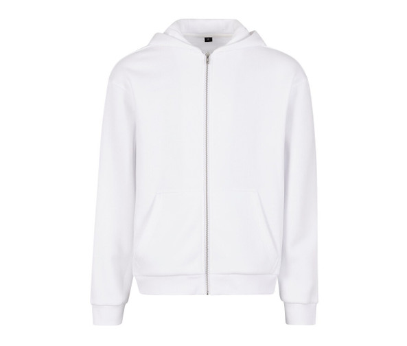 BUILD YOUR BRAND BY285 - FLUFFY ZIP HOODY