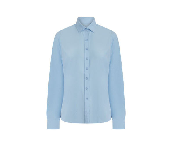 HENBURY HY583 - LADIES' LONG SLEEVED 'COTTON FEEL' COOLPLUS® SHIRT