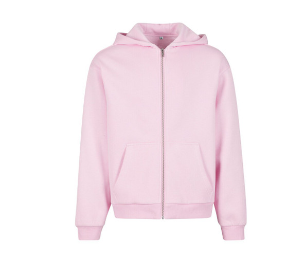 BUILD YOUR BRAND BY285 - FLUFFY ZIP HOODY