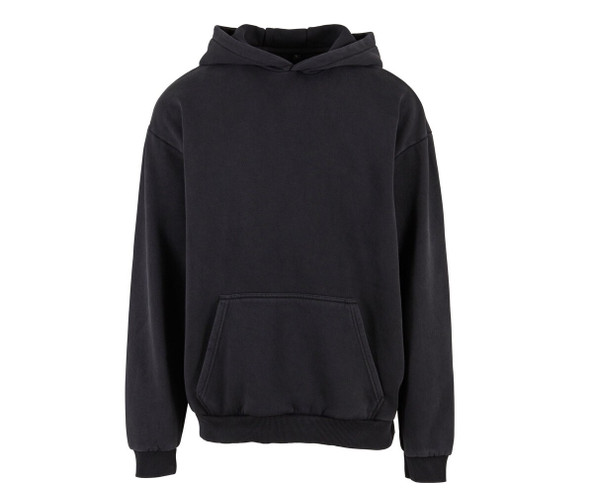 BUILD YOUR BRAND BY294 - STONEWASH HEAVY HOODIE