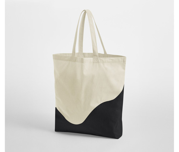 WESTFORD MILL WM235 - ORGANIC COTTON WAVE PRINT MAXI TOTE