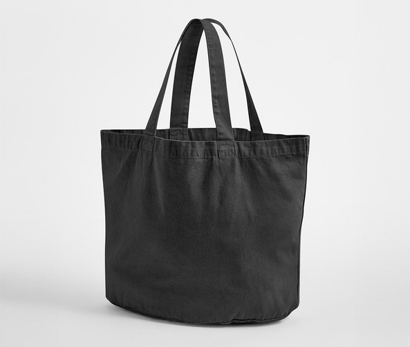 WESTFORD MILL WM345 - Sac shopping ovale en coton recyclé délavé