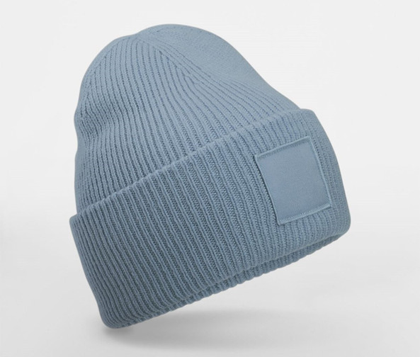 BEECHFIELD BF336R - DEEP CUFFED TONAL PATCH BEANIE