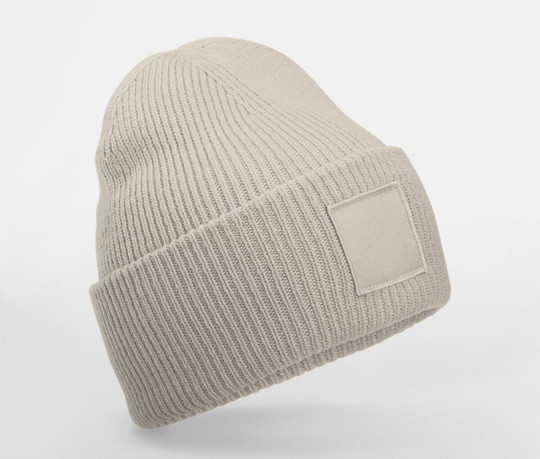 BEECHFIELD BF336R - DEEP CUFFED TONAL PATCH BEANIE
