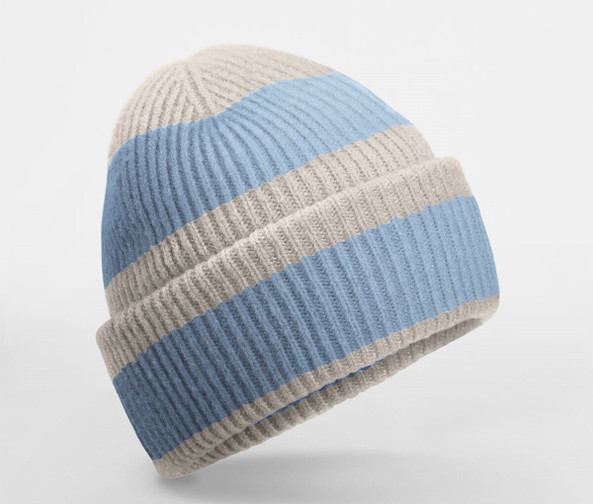 BEECHFIELD BF391R - COLOUR BLOCK BEANIE