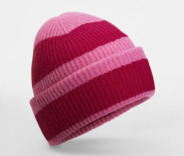BEECHFIELD BF391R - COLOUR BLOCK BEANIE