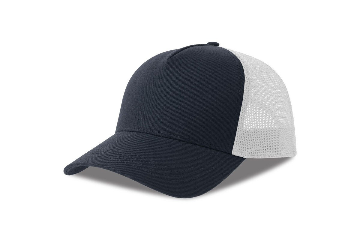 ATLANTIS HEADWEAR AT228 - 5-Panel-Cap im Trucker-Stil aus Baumwolle