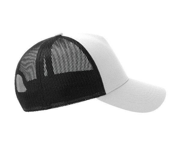 ATLANTIS HEADWEAR AT228 - 5-panel cotton trucker-style cap