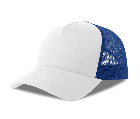 ATLANTIS HEADWEAR AT228 - 5-paneelinen puuvillainen trucker-tyylinen lippis