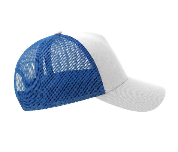 ATLANTIS HEADWEAR AT228 - 5-paneelinen puuvillainen trucker-tyylinen lippis