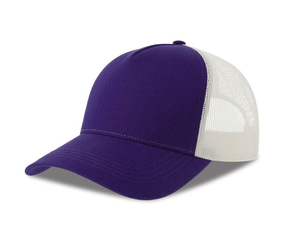 ATLANTIS HEADWEAR AT228 - 5-panel cotton trucker-style cap