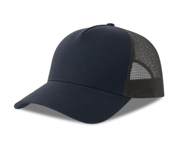 ATLANTIS HEADWEAR AT228 - 5-panel cotton trucker-style cap