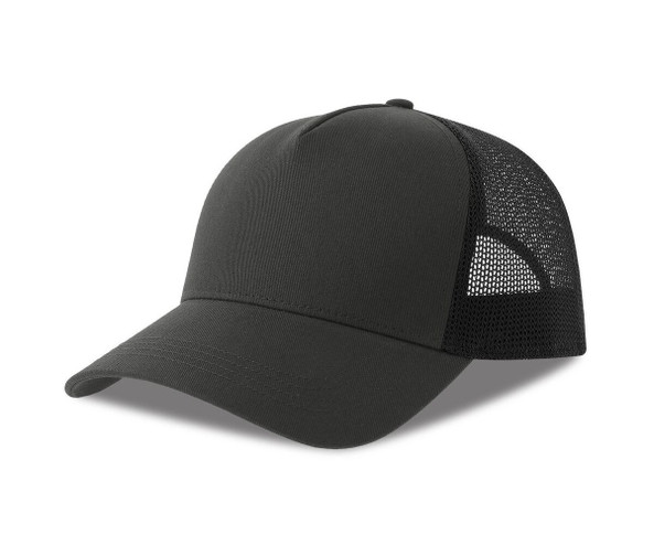 ATLANTIS HEADWEAR AT228 - 5-panel cotton trucker-style cap