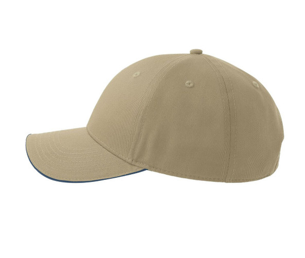 ATLANTIS HEADWEAR AT291 - 6-panel cap with sandwich piping