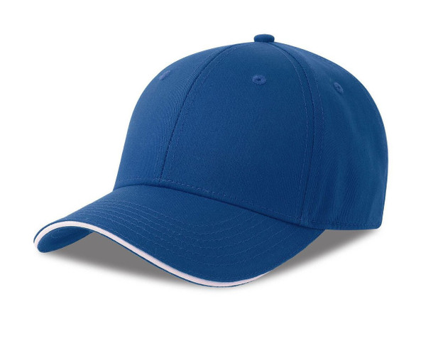 ATLANTIS HEADWEAR AT291 - 6-panelskeps med sandwichpiping