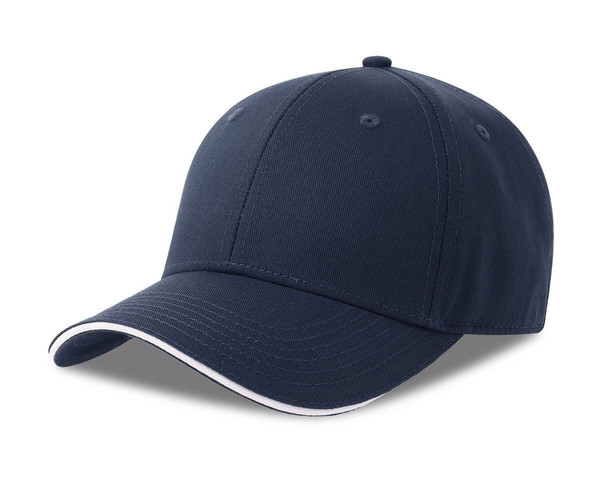 ATLANTIS HEADWEAR AT291 - Casquette 6 pans visière sandwich