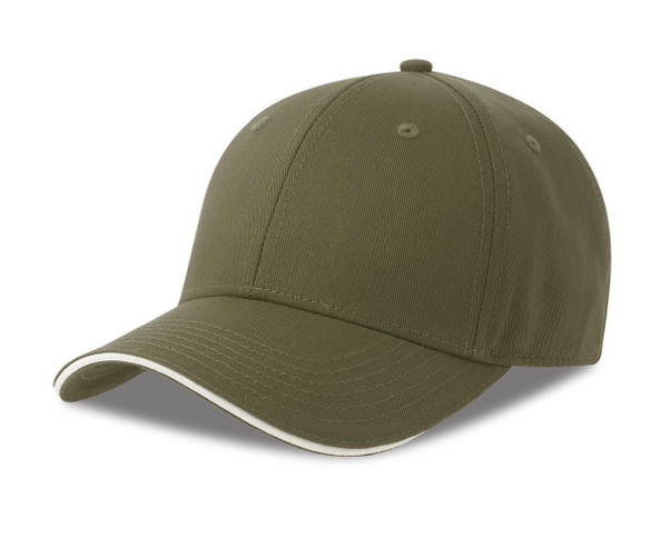 ATLANTIS HEADWEAR AT291 - Casquette 6 pans visière sandwich