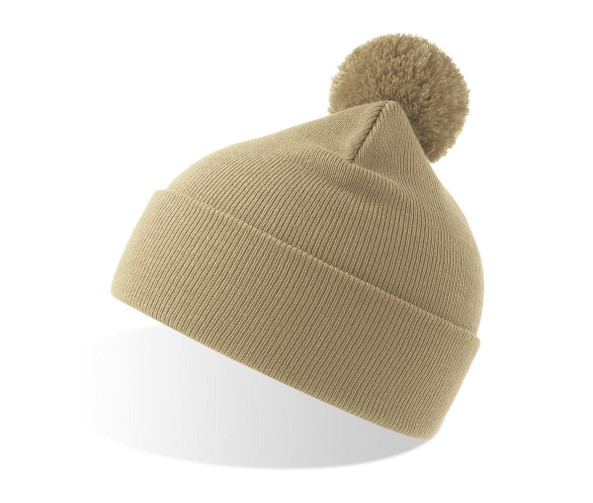 ATLANTIS HEADWEAR AT309 - Beanie with cuff and pompom