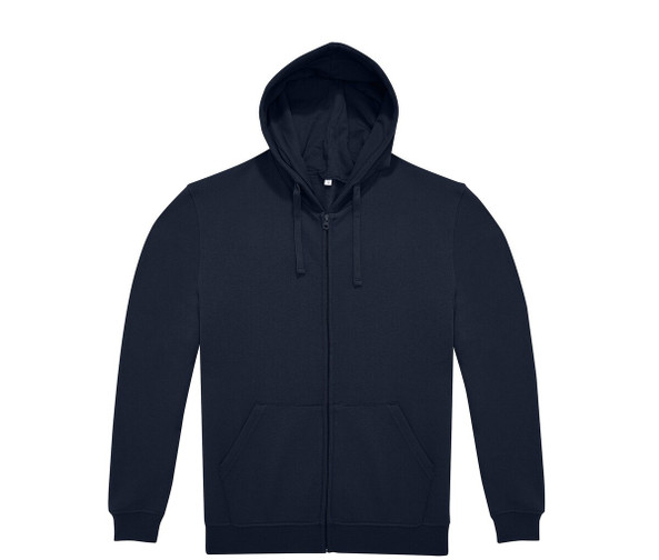 B&C ID224 - Unisex zipped hoodie sweatshirt