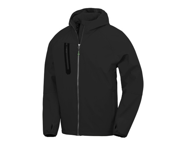 RESULT RS909X - 3-LAYER RECYCLED PRINTABLE CASUAL HOODED  SOFTSHELL