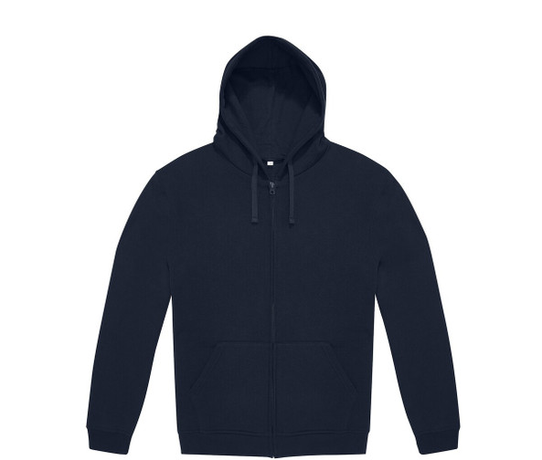 B&C ID334 - Unisex zipped hoodie sweatshirt