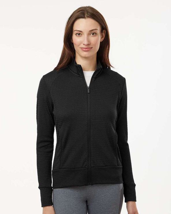 Adidas A1007 - Women's Ultimate Textured Full-Zip Jacket